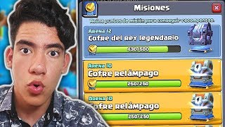 MIS SUSCRIPTORES CONSIGUEN LOS NUEVOS COFRES DE CLASH ROYALE EN LAS MISIONES  TheDonato [upl. by Yrotciv718]