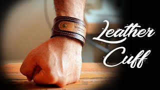 Leather bracelet bracciali uomo in vera pelle handmade in Italy [upl. by Ornas619]