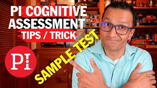 PI Cognitive Assessment Sample Test Questions and Answers [upl. by Anniala]