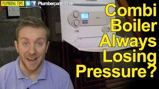 BOILER KEEPS LOSING PRESSURE  WHY AND HOW TO FIX  Plumbing tips [upl. by Lynad929]