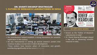 Dr Shanti Swaroop Bhatnagar Father of Indian Science [upl. by Neerol]