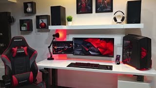 40 ideias SIMPLES e INCRÍVEIS de decoração para QUARTO GAMER [upl. by Tra]