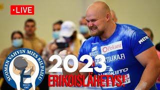 🚩 Erikoislähetys 🚩 Suomen Vahvin Mies 2023 Tiedote [upl. by Penelopa]