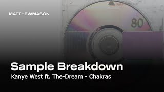 Sample Breakdown Kanye West feat TheDream  Chakras [upl. by Kcirdnekel]