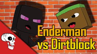 quotEnderman VS Dirtblockquot Rap Battle by JT Music and Dan Bull [upl. by Ivanah490]