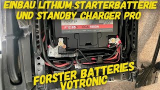 Einbau Lithium Starterbatterie und StandbyLader Pro  Technik KnowHow  Ladebooster  Tino Eggert [upl. by Ruthy691]