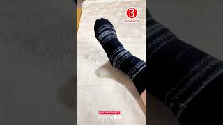 Old sweater sleeves turned into socks Part 02 [upl. by Mohandis]