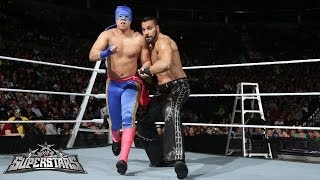 Los Matadores vs 3MB WWE Superstars December 13 2013 [upl. by Vaenfila342]