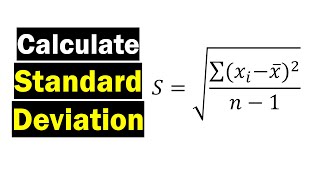 How To Calculate The Standard Deviation  Clearly Explained [upl. by Paule200]