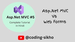 AspNet MVC vs Web Forms  MVC for beginners [upl. by Orfurd]