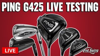 PING G425 LIVE Testing amp Review  G425 Drivers Fairways Hybrid Crossover Irons [upl. by Eirased625]