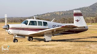 Mooney M20F Executive 21 Take Off amp Low Pass FlyIn 2024 [upl. by Ettedranreb973]