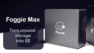 Foggie Max Share Unused Storage Earn Passive Income amp Multimine – Starting at 399 [upl. by Yetac987]