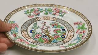 Coalport China Indian Tree 675inch Side Plate [upl. by Derfiniw940]