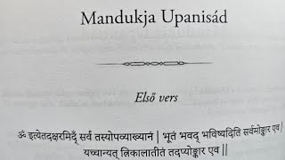 MANDUKJA UPANISAD HANGOSKÖNYV MANDUKJAUPANISAD UPANISADGYŰJTEMÉNY [upl. by Koah]