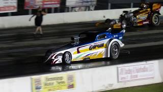 Fuel Altered New York Earthshaker vs Geroni Racing  2017 Night Of Fire at Lebanon Valley Dragway [upl. by Oninrutas]