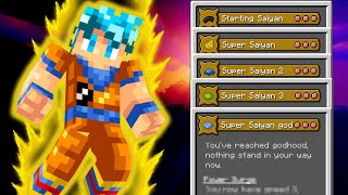 Minecraft Origins Mod  Evolving Super Saiyan [upl. by Ahsit603]