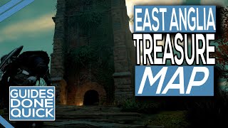 Assassins Creed Valhalla East Anglia Treasure Hoard Map Guide [upl. by Ynnot]