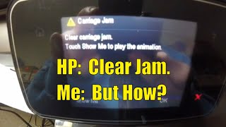 Solve HP OfficeJet Pro Problem Instantly  The Carriage Jam Fix Hack [upl. by Yelac478]