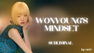 wonyoungs mindset subliminal [upl. by Popelka867]