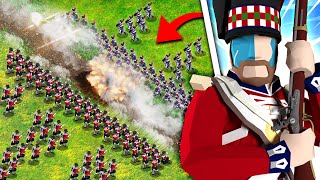 I command this INSANE MUSKET BATTLE in Multiplayer Ravenfield Napoleonic Wars Mod [upl. by Leakim576]