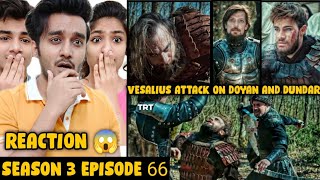 Ertugrul Ghazi Urdu Season 3 Episode 66  Vasilius Attack Dogan and Dundar  Dogan Death Scene Urdu [upl. by Aurie]