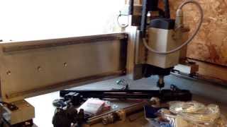 Cnc Router with 400w DDM servo 600IPM test [upl. by Tina]