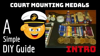 How to Court Mount Medals Introduction  A Simple DIY Guide [upl. by Domella]