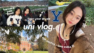 week in my life  yale 🐶 harvardyale game productive study days kpop dance show [upl. by Norma]