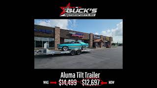 Aluma AutoTilt Trailer ON SALE NOW at Bucks Motorsports [upl. by Fagen]