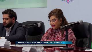 Anuncian fechas para tramitar licencia permanente en CDMX [upl. by Kendall124]