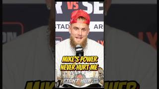 Jake Paul RATES Mike Tyson’s POWER after fight [upl. by Ellesij]