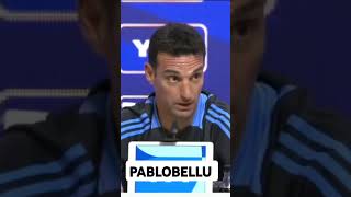 scaloni no se compromete con nadie que te parece [upl. by Yesima]