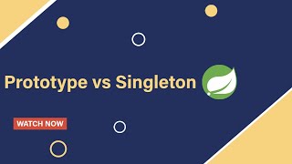 Spring Scopes Singleton vs Prototype Beans  Part8 [upl. by Now959]