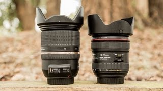 Canon 2470 f4L IS vs Tamron 2470 f28 VC  FIGHT [upl. by Yatnahc]