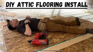 Easily UPGRADE Your Attic Flooring For Your Next HVAC Install [upl. by Irabaj]