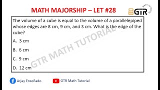 Lept Math Majorship Reviewer 28 [upl. by Yehs]