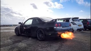 600hp Nissan Skyline R33 GTSt Turbo amp External Wastegate Sounds [upl. by Petty]