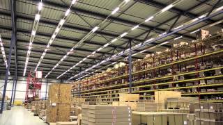 VEKO DHL LED linear lighting reconstruction [upl. by Genie471]