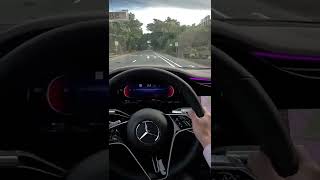 NEW Mercedes Benz EQS 580 POV [upl. by Nannarb]