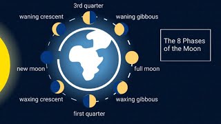 Learn the 8 Phases of the Moon [upl. by Landbert]