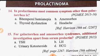 Prolactinoma mcq [upl. by Sterne]