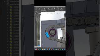 Solidworks cadena de rodillos [upl. by Nyllij]