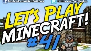 Part 41 Lets Play Minecraft  Diamonds Are A Dogs Best Friend [upl. by Natsirhc]