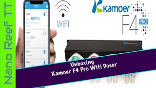 Unboxing Kamoer F4 Pro Wifi Dosing Pump [upl. by Larkin167]