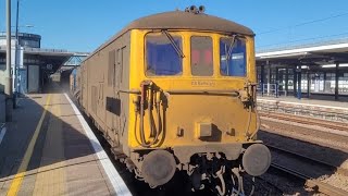 73119 quotPaul Taylorquot amp 73201 quotBroadlandsquot with RHTT passing through Ashford 241024 [upl. by Sternlight234]