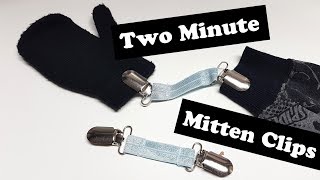 Quick and Easy Mitten Clips [upl. by Llerryt]