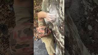 Crazy mantle mid climb bouldering climbing [upl. by Bastien]