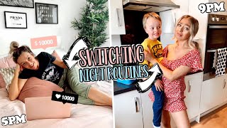 SWITCHING Night Routines With My MUM [upl. by Ahsieket]