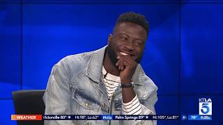 Sinqua Walls Breaks Down Mens Fashion amp his New Netflix Movie quotOtherhoodquot [upl. by Ahsoyem]